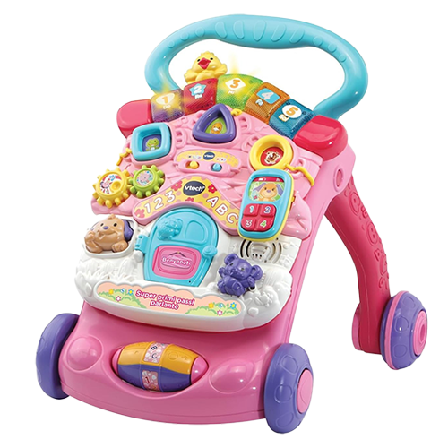 VTech Super Primi Passi Parlante 2 in 1 Rosa